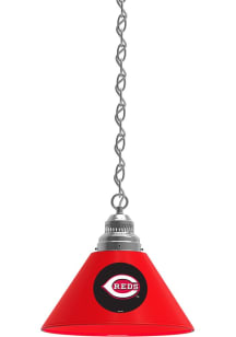 Cincinnati Reds Single Silver Billiard Lamp