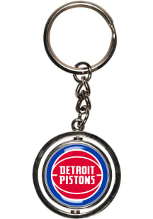 Detroit Pistons Double Sided Spinner Keychain - Blue
