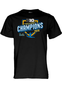 UCLA M BLACK 2026 Big Ten Women's Gymnastics Regular Season Champions SS TEE W GYM