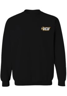 Vive La Fete VCU Rams Womens Black Impressions Crew Sweatshirt