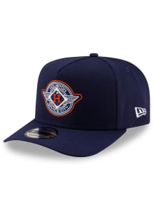 New Era Houston Astros 9FIFTY A Frame Adjustable Hat - Navy Blue