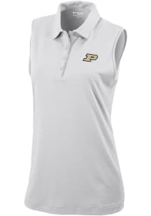 Columbia Purdue Boilermakers Womens White Heat Seal Tend the Ball Tank Top