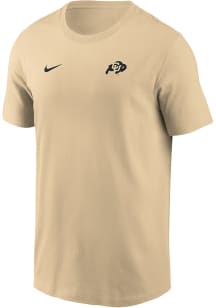 Nike Colorado Buffaloes Gold Small Logo Legend Short Sleeve T Shirt