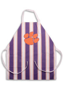 Clemson Tigers Vintage Striped Tailgate BBQ Apron