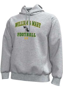 Under Armour William & Mary Tribe Mens Grey Football Icon Long Sleeve Hoodie