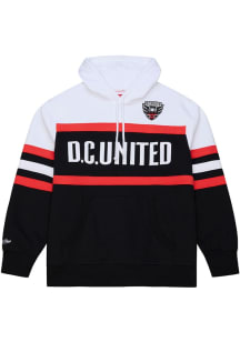 Mitchell and Ness DC United Mens Black Head Coach Fashion Hood