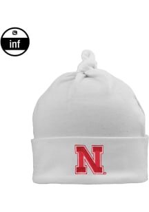 LogoFit Nebraska Cornhuskers Mya Baby Knit Hat - White