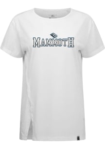 Levelwear Utah Mammoth Womens White Influx Journey Short Sleeve T-Shirt