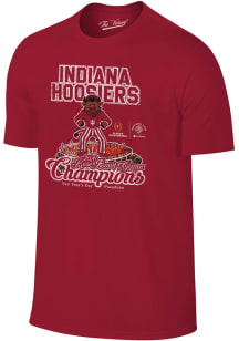 Indiana Hoosiers Crimson 2026 Rose Bowl Champions Bison Short Sleeve T Shirt