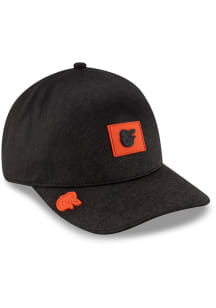 New Era Baltimore Orioles Mens Black 2026 Clubhouse 39THIRTY Infinity Flex Hat