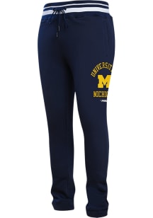 Pro Standard Michigan Wolverines Mens Navy Blue Classic Sweatpants
