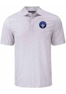 Cutter and Buck Montreal Impact Grey Pike Flora Big and Tall Polo