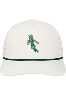 Michigan State Spartans Cut Above Sparty Football Adjustable Hat - White