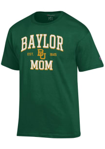Champion Baylor Bears Green EST Date Mom Jersey Short Sleeve T Shirt