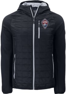 Cutter and Buck Colorado Rapids Mens Black Rainier PrimaLoft Hybrid Medium Weight Jacket