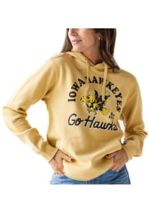 Gameday Social Iowa Hawkeyes Womens Gold Classic Champion Crew Sweatshirt