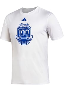 Adidas Drake Bulldogs White Creator SS Tee - Mens Short Sleeve T Shirt