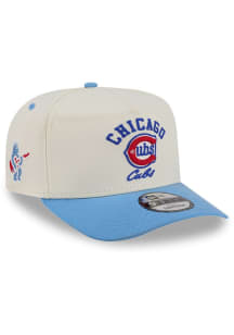 New Era Chicago Cubs Arched 9FIFTY A Frame Adjustable Hat - White