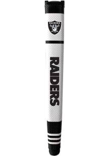 Las Vegas Raiders White Grip Stripe Putter Cover