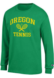 Champion Oregon Ducks Green Tennis Icon Jersey Long Sleeve T Shirt