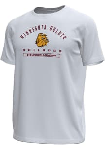 Under Armour UMD Bulldogs White Name Tech Stretch Short Sleeve T Shirt