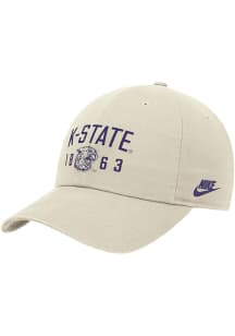 Nike K-State Wildcats Vault Club Cap Adjustable Hat - White