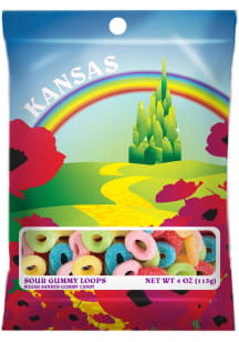 Kansas Yellow Brick Road Sour Gummy Loops Candy