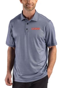 Cutter and Buck UConn Huskies Navy Blue Lattice Big and Tall Polo