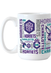 Charlotte Hornets 15oz Spirit Ceramic Mug - Teal