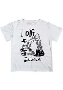 Vive La Fete Providence Friars Youth White Excavator Short Sleeve T-Shirt