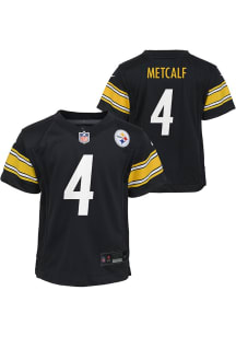 DK Metcalf Pittsburgh Steelers Boys Black Nike Home Replica Football Jersey