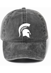 Michigan State Spartans Black Ponyback Womens Adjustable Hat