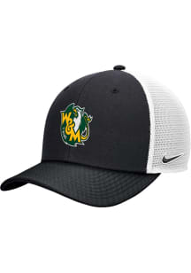 Nike William & Mary Tribe Rise Trucker Adjustable Hat - Black