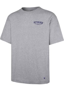 47 Pitt Panthers Grey Constantine Foundation Short Sleeve Fashion T Shirt
