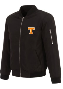 Tennessee Volunteers Mens Black Nylon Bomber Medium Weight Jacket