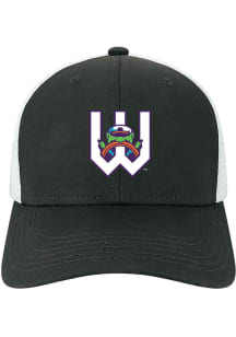 Wichita Wind Surge 2T Mid-Pro Structured Trucker Adjustable Hat - Black