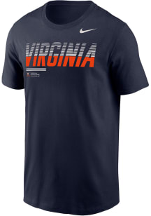 Nike Virginia Cavaliers Navy Blue Shift Legend Short Sleeve T Shirt