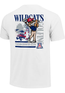Arizona Wildcats White Golf Tuscon Golf Club Short Sleeve T Shirt