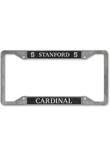 Stanford Cardinal Standard Pewter License Plate Frame - Cardinal