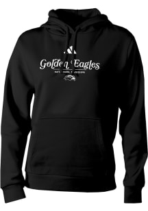 Adidas Southern Mississippi Golden Eagles Womens Black Heat Seal Fleece Hooded Sweatshirt