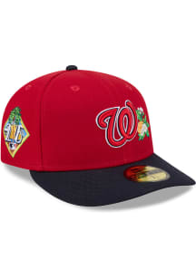 New Era Washington Nationals Mens Red 2026 Spring Training 59FIFTY Fitted Hat