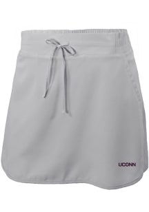 Columbia UConn Huskies Womens Grey Heat Seal Omni Wick Lakewood Pines Shorts