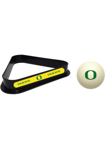 Oregon Ducks Team Logo Cue Ball Combo Billiard Ball Rack