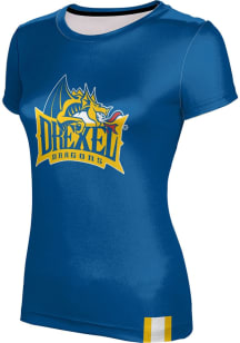 ProSphere Drexel Dragons Womens Navy Blue Solid Short Sleeve T-Shirt