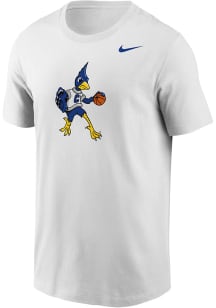 Nike Creighton Bluejays White Basketball Mascot DriFit Short Sleeve T Shirt
