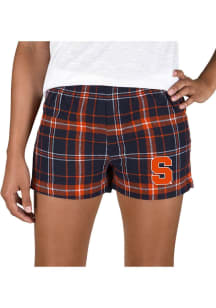 Concepts Sport Syracuse Orange Womens Orange Ultimate Flannel Shorts