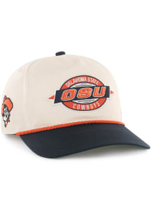 47 Oklahoma State Cowboys Frame Out Hitch Adjustable Hat - Ivory