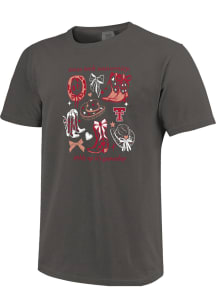 Texas Tech Red Raiders Womens Black Giddy Up Short Sleeve T-Shirt