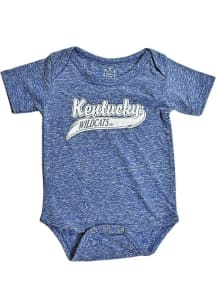 Little King Kentucky Wildcats Baby Blue Game Day Short Sleeve One Piece