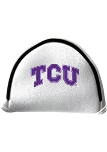 TCU Horned Frogs White Mallet Putter Cover